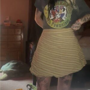 Green wrap Mini Skirt Night Out